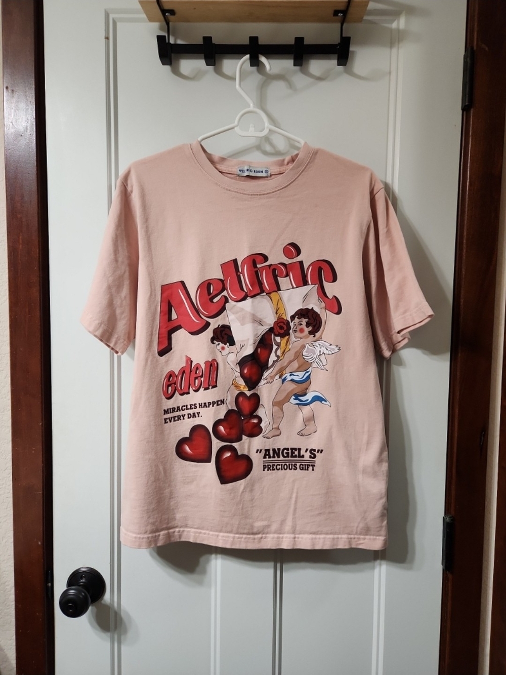 NWOT Aelfric Eden Pink Cherub Tee